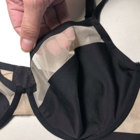 VICTORIA'S SECRET // Unlined Mesh Demi Bra 34F( 3D) - Picture 7 of 9